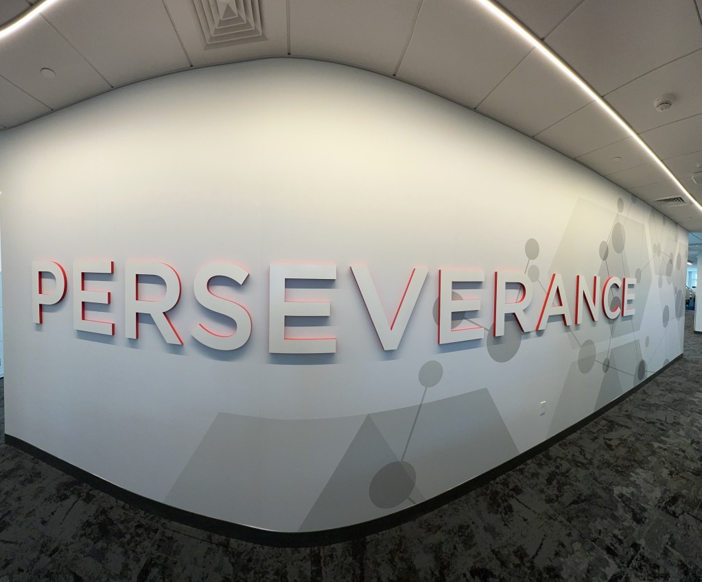 Dimensional Lettering installation in Boston
