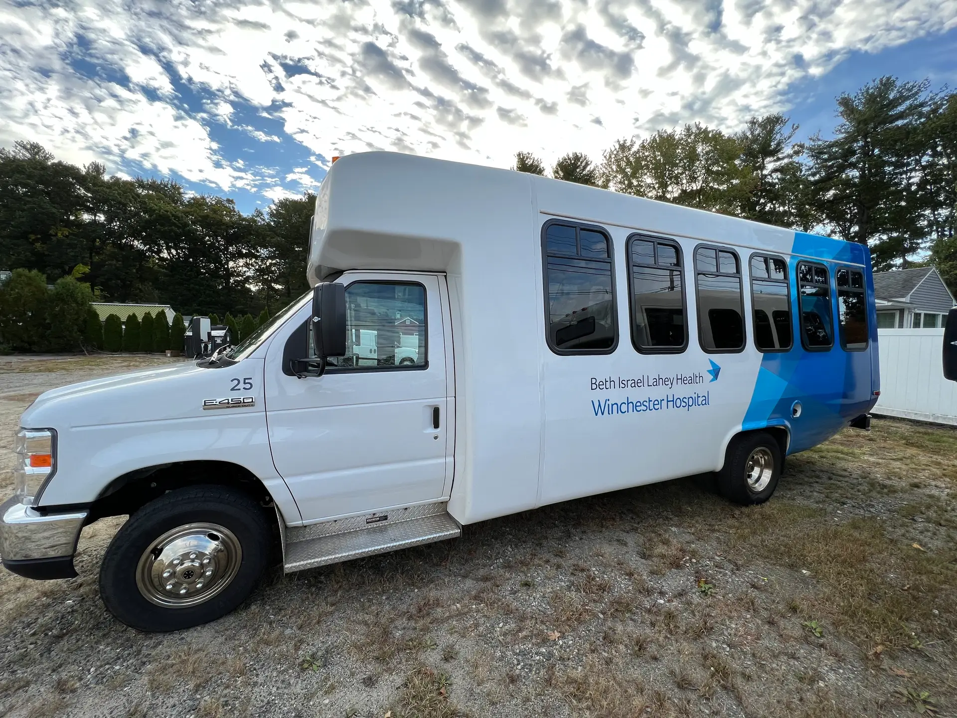 Hospital bus wrap in boston