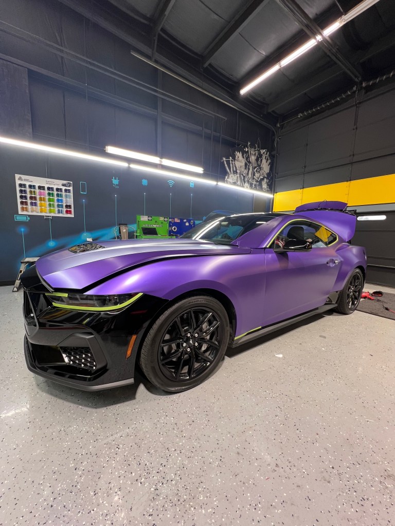 Purple Mustang Gt Wrap