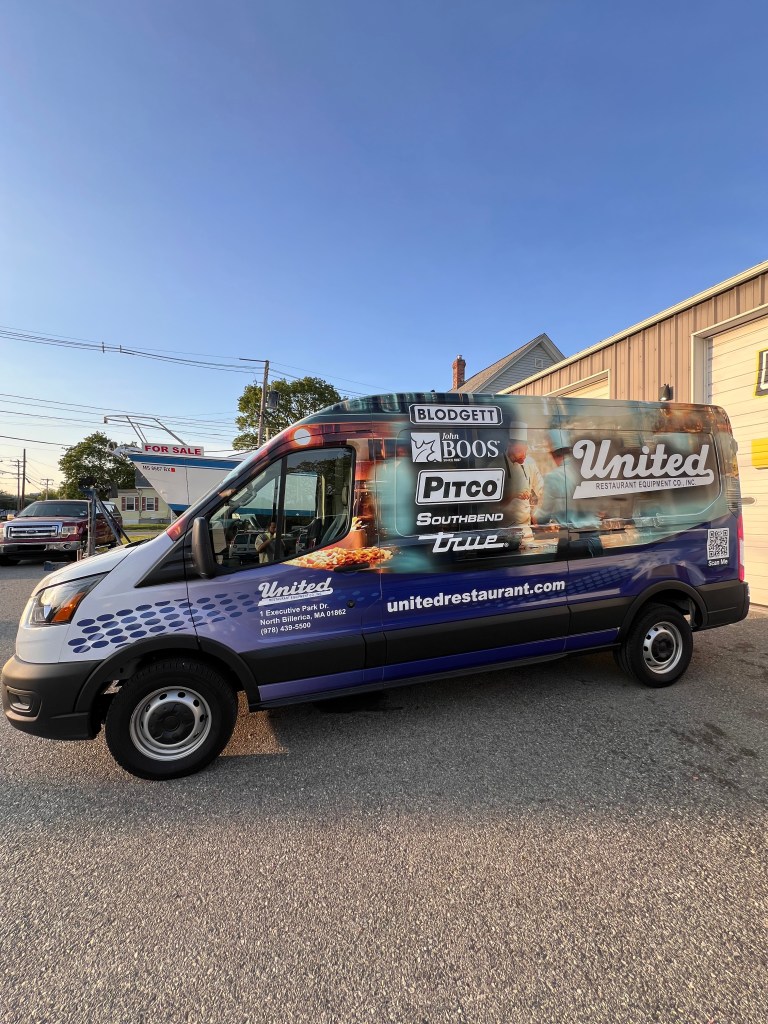 United Ford Transit Van Wrap