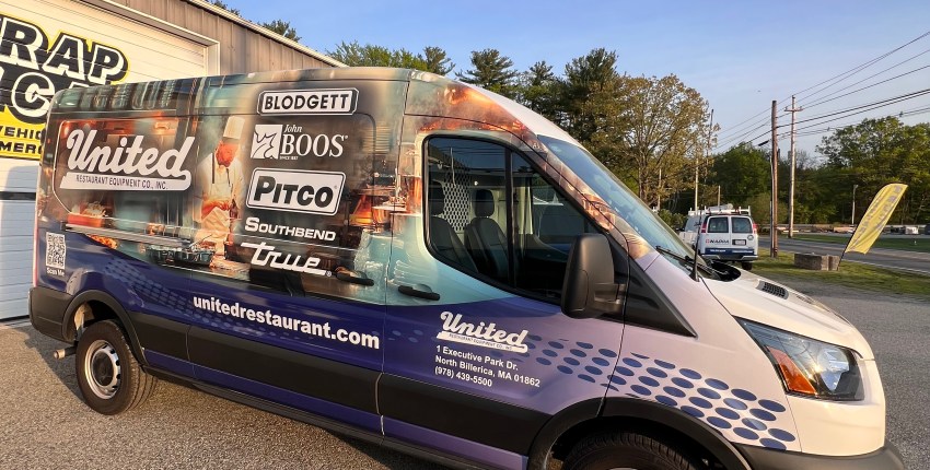 United Ford Transit Van Wrap