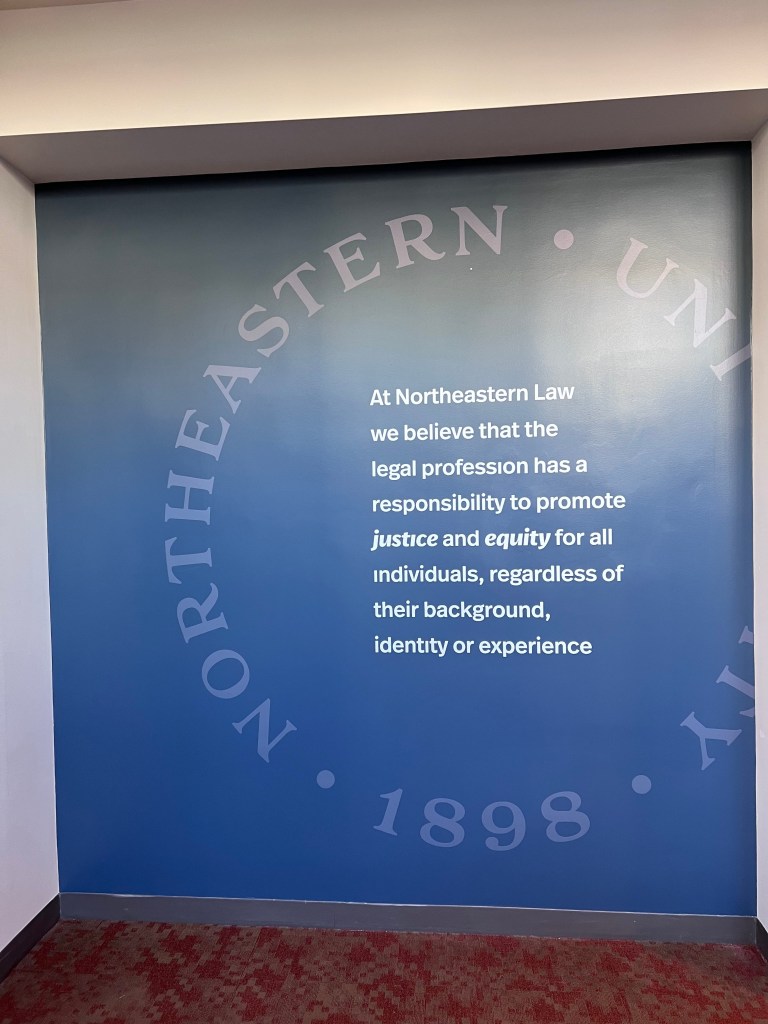 custom wall graphics for Northeastern university