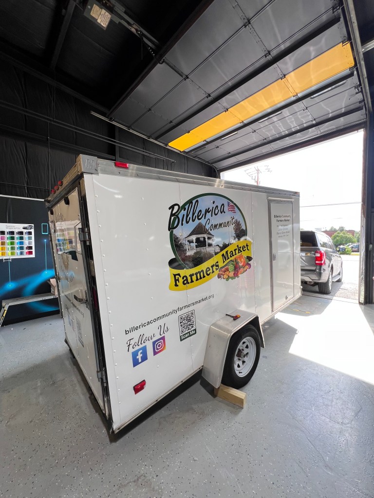 Farmers Market Trailer Wrap