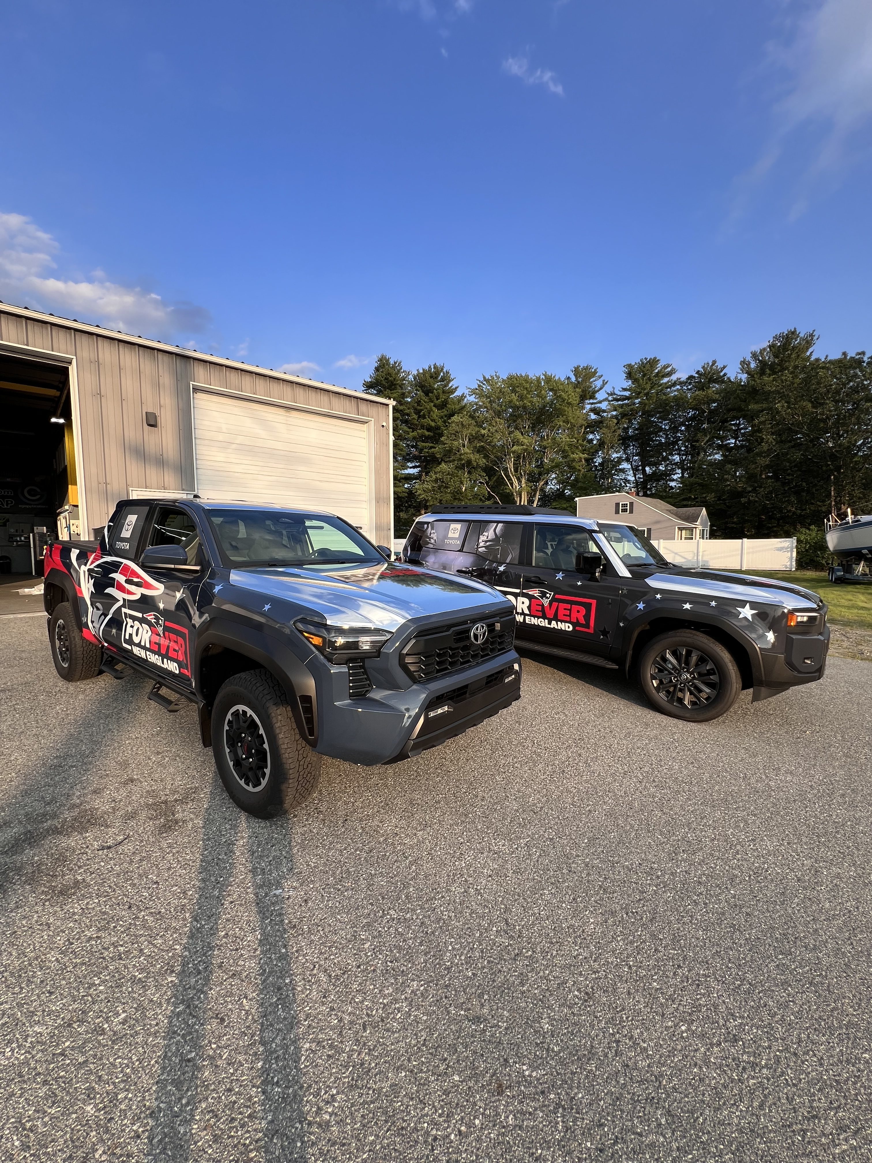 Patriots Chrome Wrap